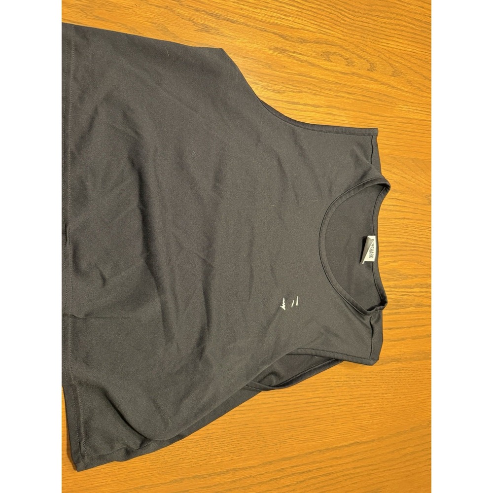 Women's Gym Shark Black Crop Sports/athletic Tank Top Large  Read